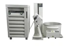 Buchi R-100 Rotavapor, With B-100 Heating Bath And F-305 Recirculating Chiller. Fixed Price $2507.50.