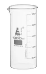 Eisco Beaker, 1000ML - Tall Form With Spout White, 100ML Graduations Boro.... Fixed Price $38.30.