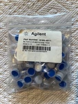 Agilent 2ML Vial Snap Caps Clear, Preslit Ptfe/silicone Septa, 100/PK. 11 Mm. Fixed Price $20.00.