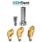 Angulated Multi Unit 1.6 Titanium Sleeve Set 30 Direct Legacy Compatible. Fixed Price $55.00.