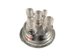 Ace Glass 5-NECK #15 #7 Thread 150MM Duran Flange Pressure Reaction Head 6433-44. Fixed Price $279.99.