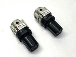 Smc NAR1000-M5 Miniature Pneumatic Pressure Regulator Ports Lot Of 2. Fixed Price $16.19.