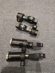 Newport LH1/9834 Holders X4 Two With Mounted Lenses & Pedestal Bases Sas. Fixed Price $182.51.