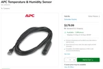 Apc AP9335TH Temperature & Humidity Sensor Wired Universal RJ45 For Data Cente. Fixed Price $100.00.