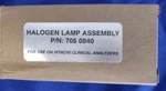 Halogen Lamp Assembly For Hitachi Analyzer 12V 20W Pn# 705-0840. Fixed Price $50.00.