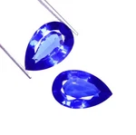 Certified Natural Blue Sapphire Pair Loose Gemstone 8-10 Cts Pear Cut GBS11. Fixed Price $20.85.