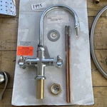 Watersaver Deck Mounted Mixer Faucet W/flow Control. Polished Chrome. L414 G6. Fixed Price $50.00.