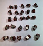 Package Of 25 Idex Peek Tubing Bulkhead Union 1/4-28 Red. Fixed Price $249.00.