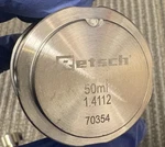 Retsch - 50 Ml Stainless Steel Grinding Jar; 1.4112; 70354. Fixed Price $800.00.