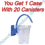 *20-PACKS* Deroyal Safeliner Outer Shell 1000CC Suction Canister 71-1000BRB. Fixed Price $389.99.