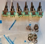 6PCS Alco MPA206R Dpdt Momentary Pushbutton Switch 6A 125V Panel Mount. Fixed Price $49.99.