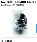 Steris Pressure Control P129394042 New. Fixed Price $125.99.