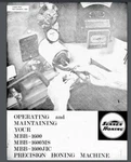 Sunnen MBB-1600 Ms Jic Hone Honing Operating & Maintenance Manual 40 Pages 1966. Fixed Price $19.99.