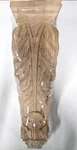 Ekena Millwork 8X6.5X22 Unfinished Alder Wood Small Jumbo Acanthus Corbel. Fixed Price $124.99.