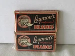 2 Boxes Vintage Laymon's Razor Blades Spencer Indiana. Fixed Price $10.00.