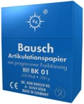 Bausch Articulating Paper, Blue Strips, 300 Box, BK-01. Fixed Price $25.06.