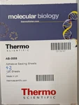 Thermo Scientific Adhesive Sealing Sheets, AB-0558, Qty: 42. Fixed Price $60.00.
