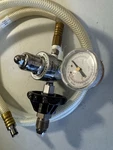 Western M1A-500-PH Medical Air Compressed Gas Regulator + Hose & Fitting. Fixed Price $120.00.