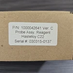 Siemens Ref 10480797, Probe Assembly Reagent, P/n 1000042641. Fixed Price $180.00.