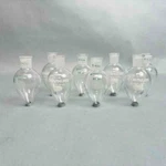 Chemglass 50 Ml Pear Shaped Flask 14/20 Outer Joint Set Of 8. Fixed Price $82.50.