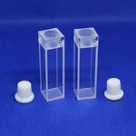 Quartz Fluorescence Cuvette Cells With Stopper (set Of 2) Spectrophotomet.... Fixed Price $193.78.