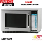 Sharp Heavy-duty 1200 Watt R22GTF Commercial Microwave Oven 0.70 Cu Ft. Silver. Fixed Price $1140.95.