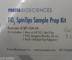 Protea Biosciences TIO2 Spintips Sample Prep Kit SP-154-24. Fixed Price $99.99.
