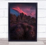 Alabama Hills California Landscape Granite Formations Rocks Wall Art Print. Fixed Price $40.35.
