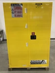 Justrite Gallon Flammable Safety Cabinet Self Closing Doors Yellow 899020. Fixed Price $532.91.