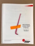Beckman Coulter Z Series User Manual 9914591-D, With Cleaning Brush. Fixed Price $19.50.