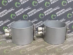 New Pair Of Watlow STB3S3A1-T Thinband Heaters 220V 700W 3.125" Tall 4" Dia. Fixed Price $100.00.